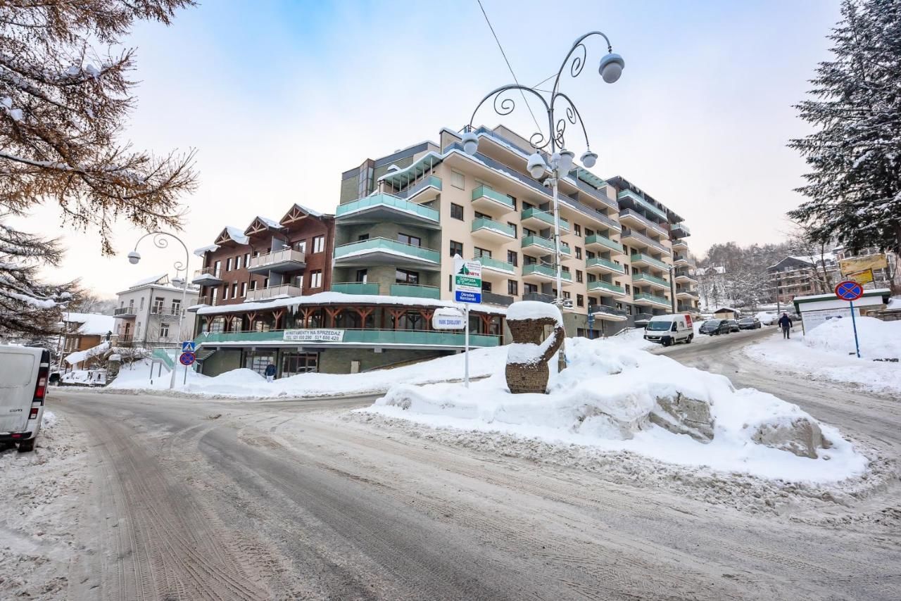 Апартаменты Apartamenty Sun & Snow Zielony Zdrój Крыница-Здруй-11